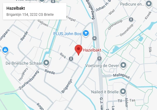 Locatie Hazelbakt - Brigantijn 154, Brielle